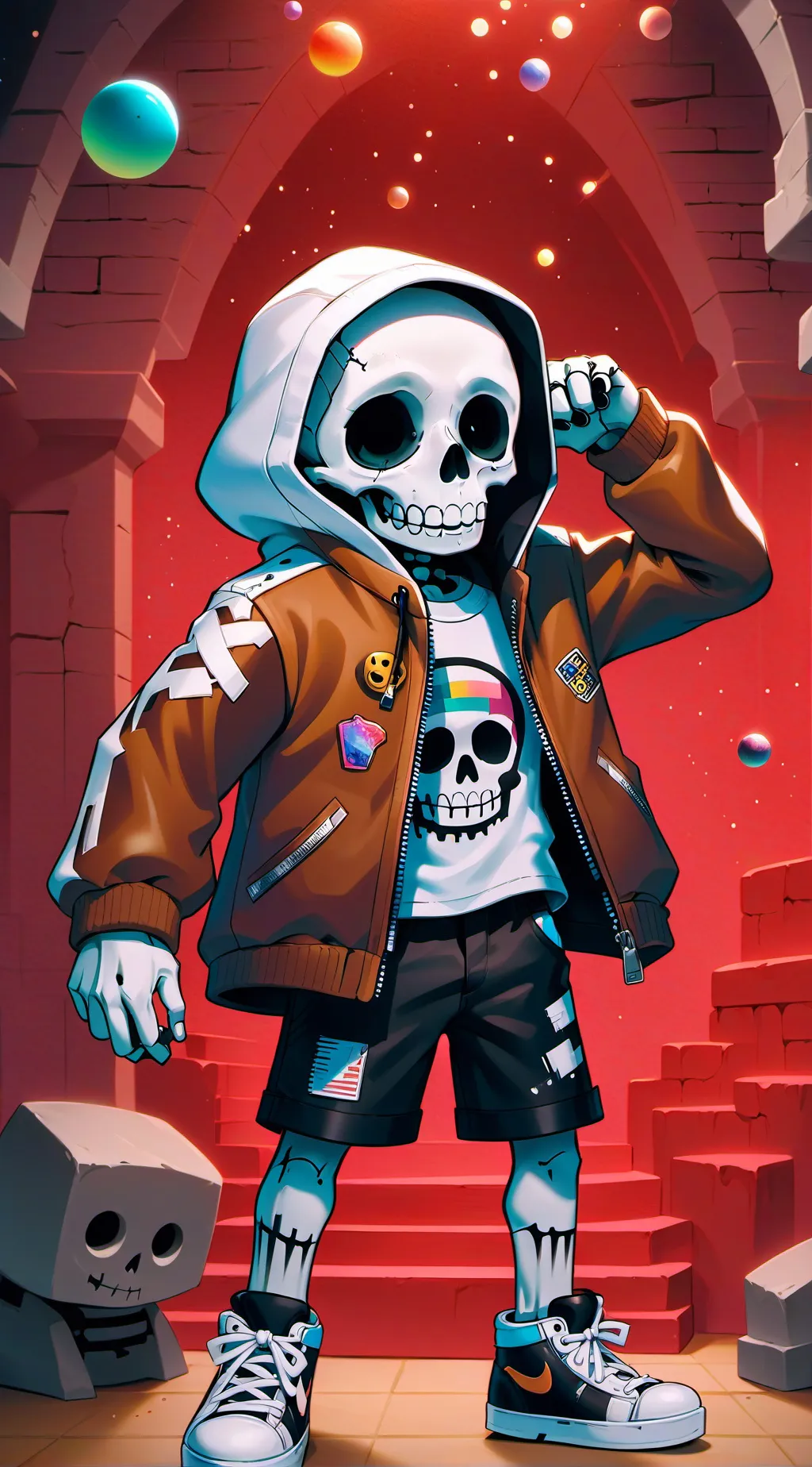 ai character: Puppet Sans background