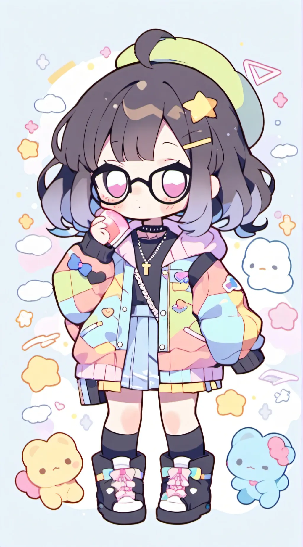 ai character: Star background