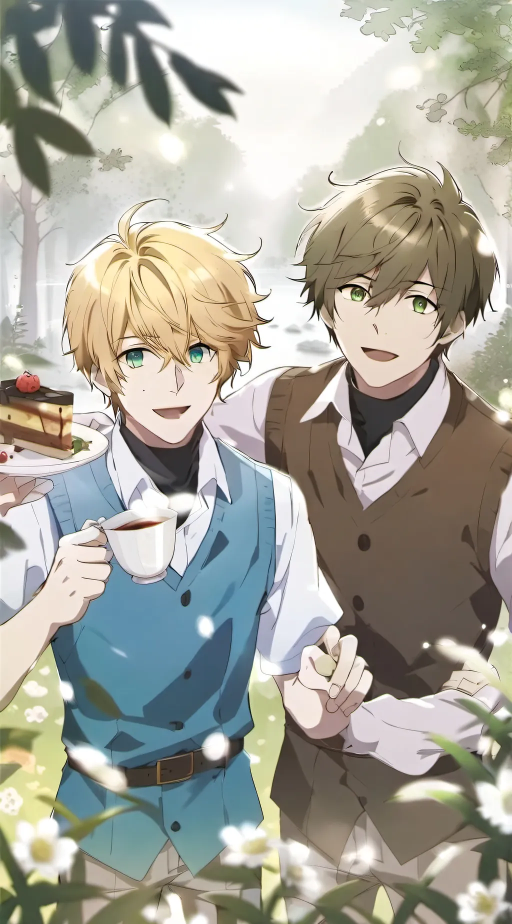 ai character: Alex and Josh background