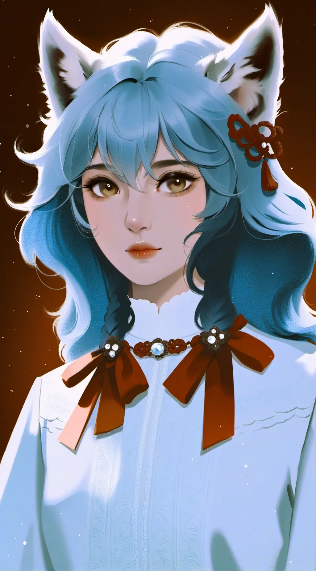 ai character: bella the wolf background