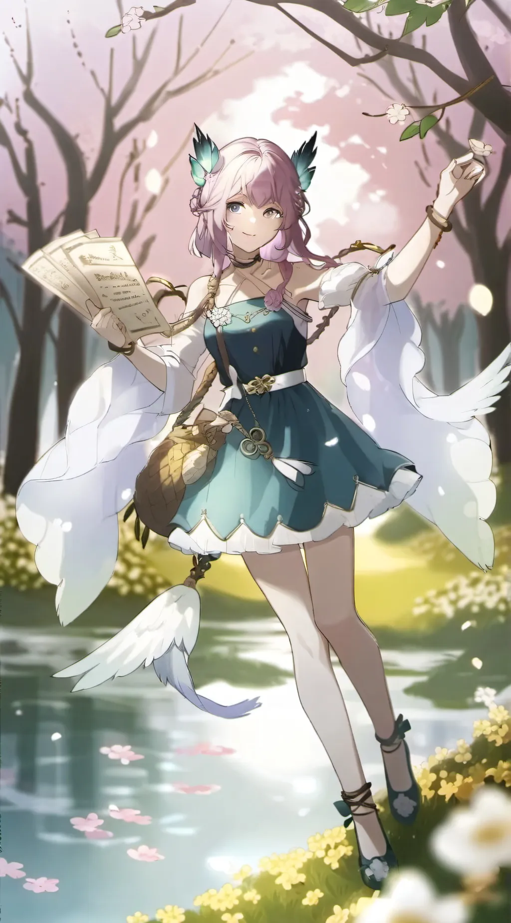 ai character: Amanda  background