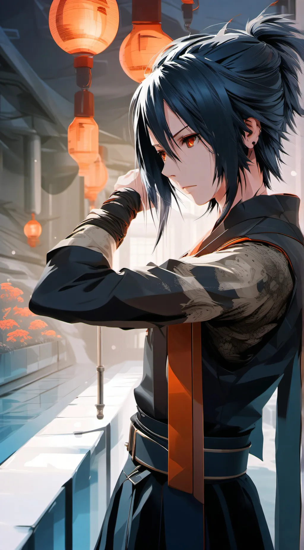 ai character: Tazuya Hiiro  background