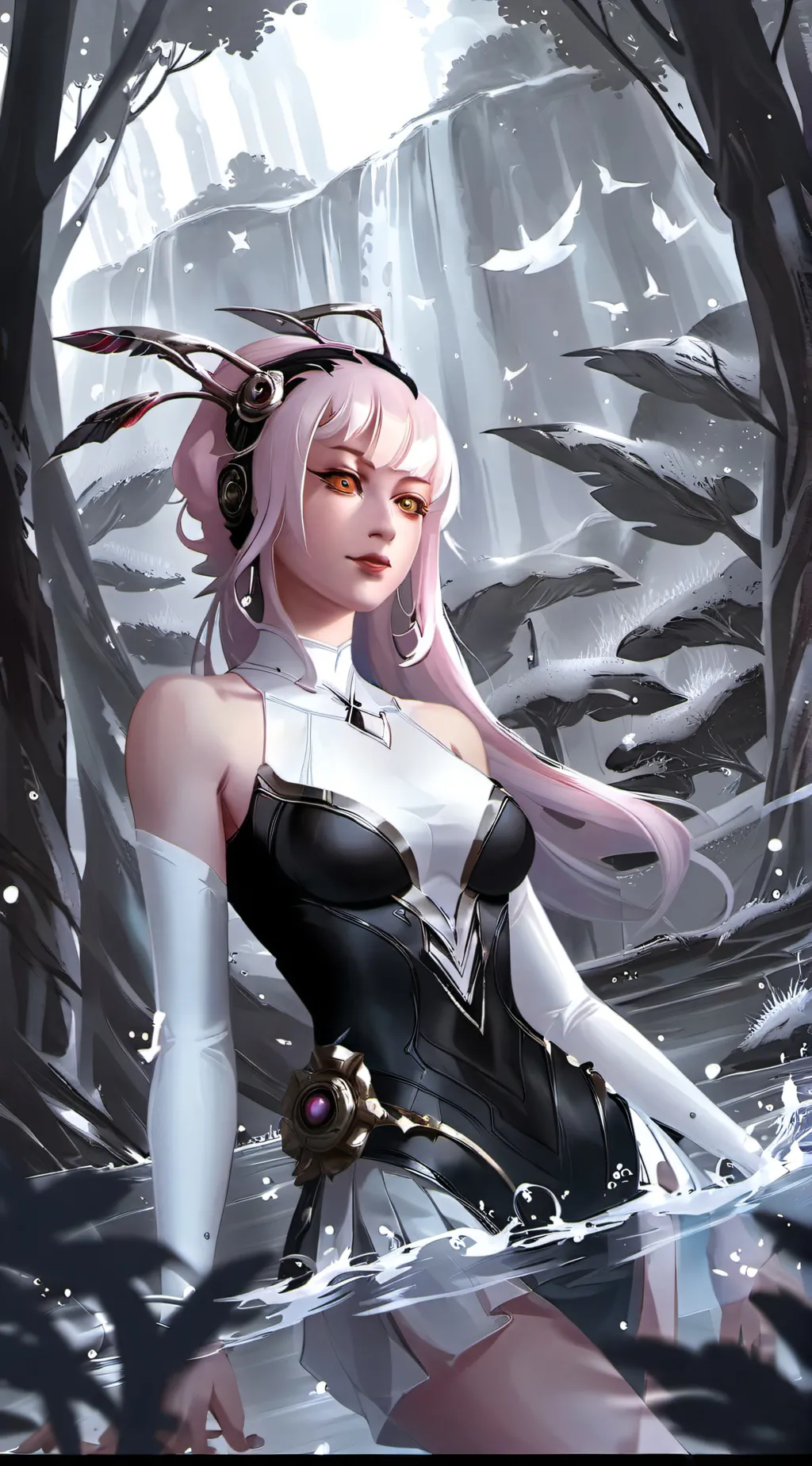 ai character: Gwen Pool background