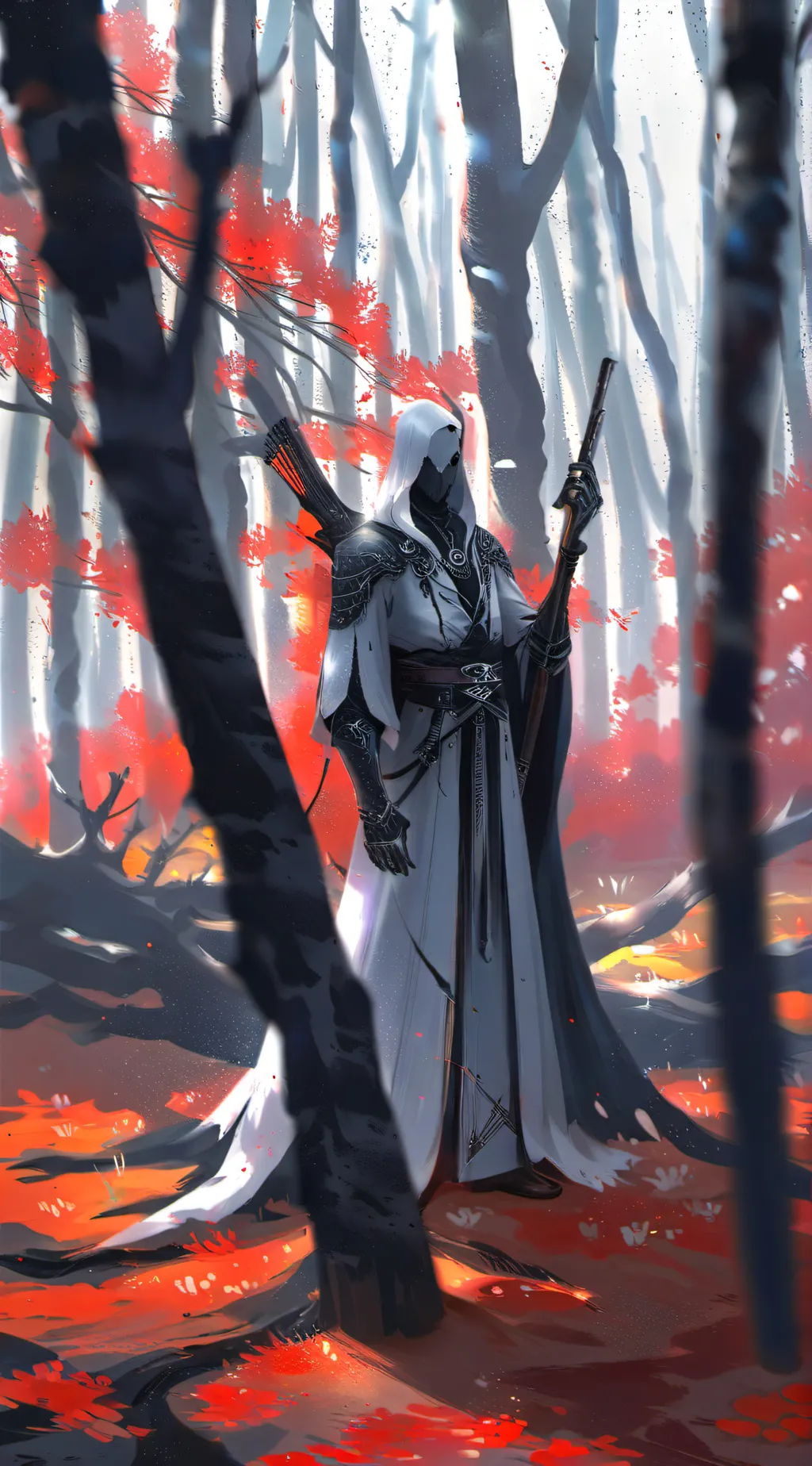 ai character: Final fall. background