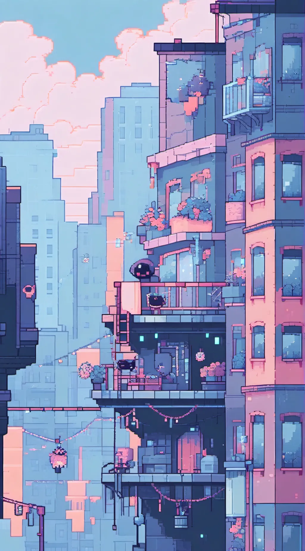 ai character: hh,Christmas background