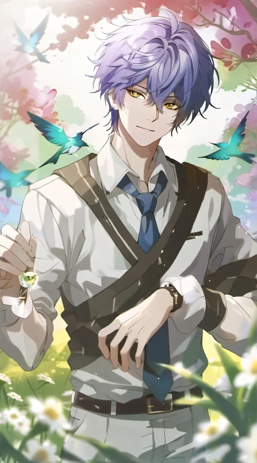 ai character: Michael Afton  background