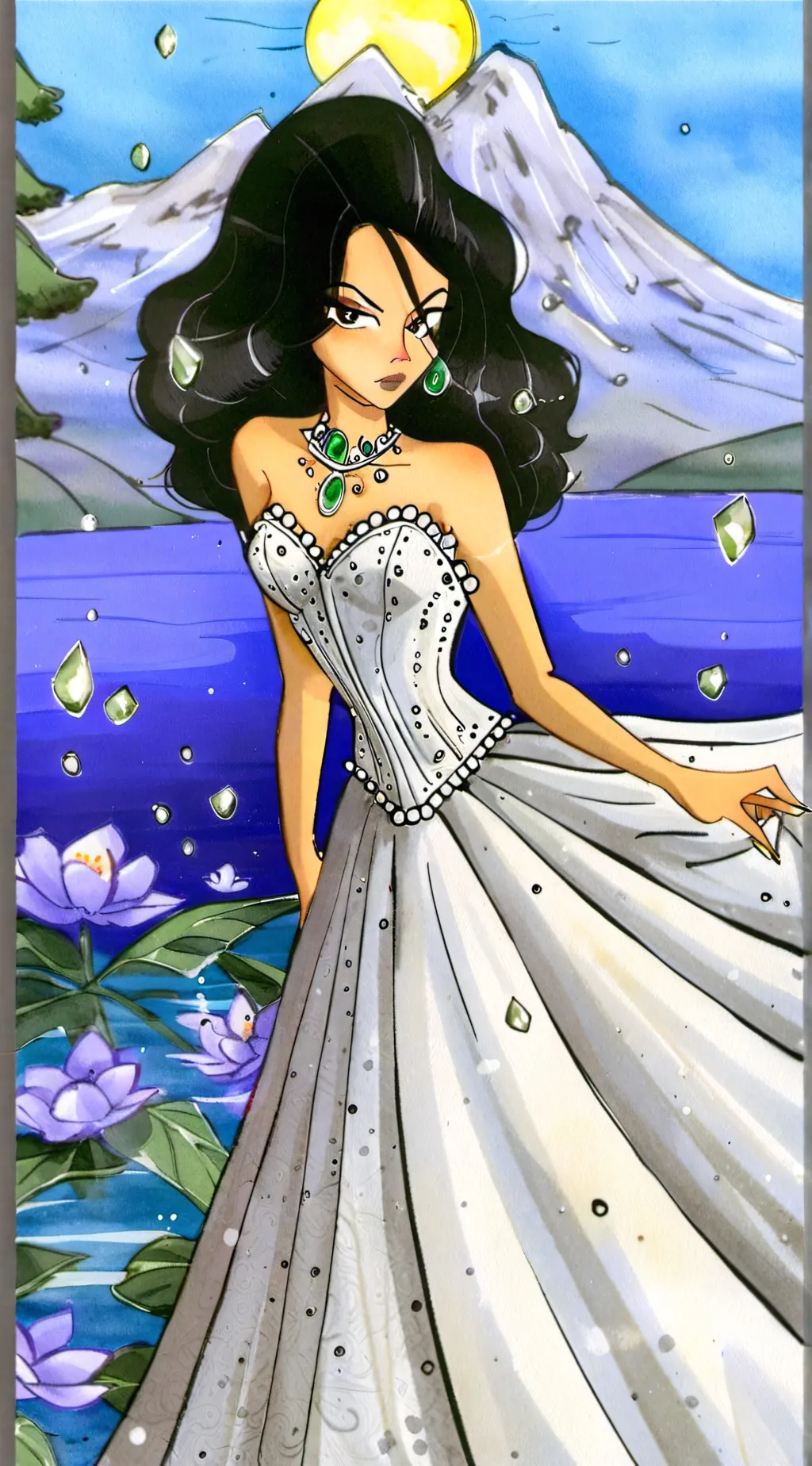 ai character: MHA prom.. background