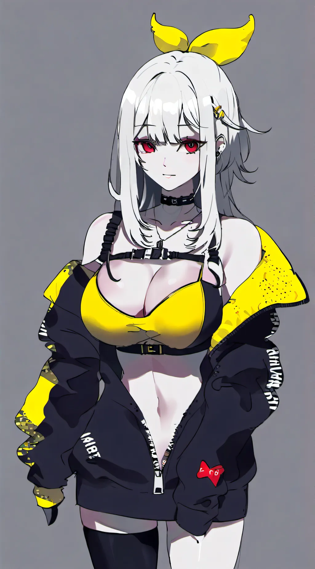 ai character: confedent girl background