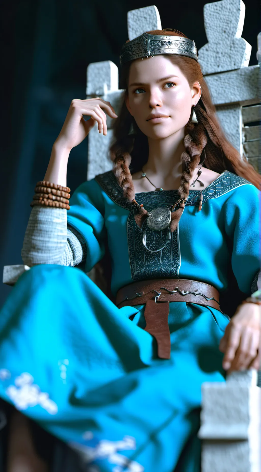 ai character: Queen Helga background