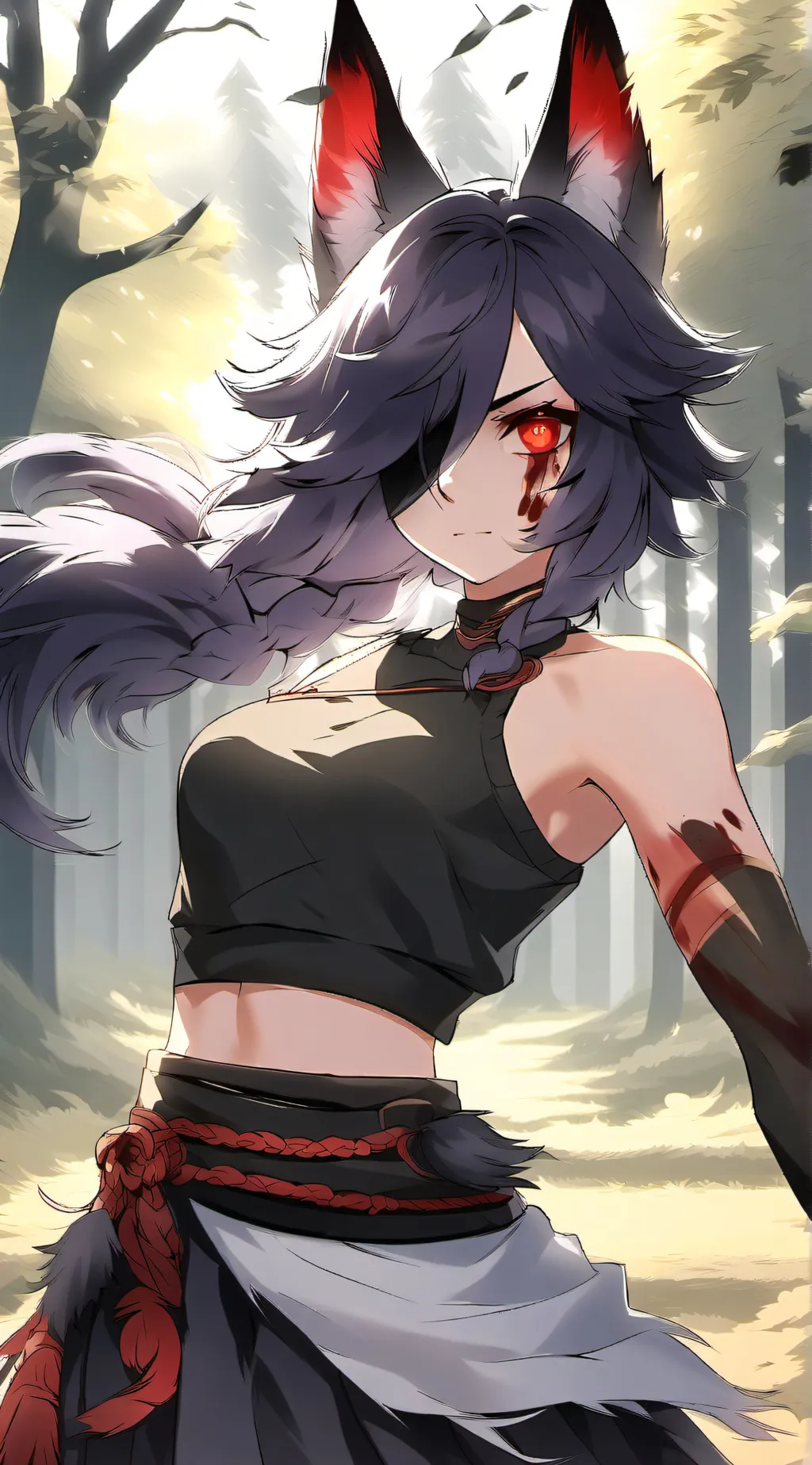 ai character: Yami background