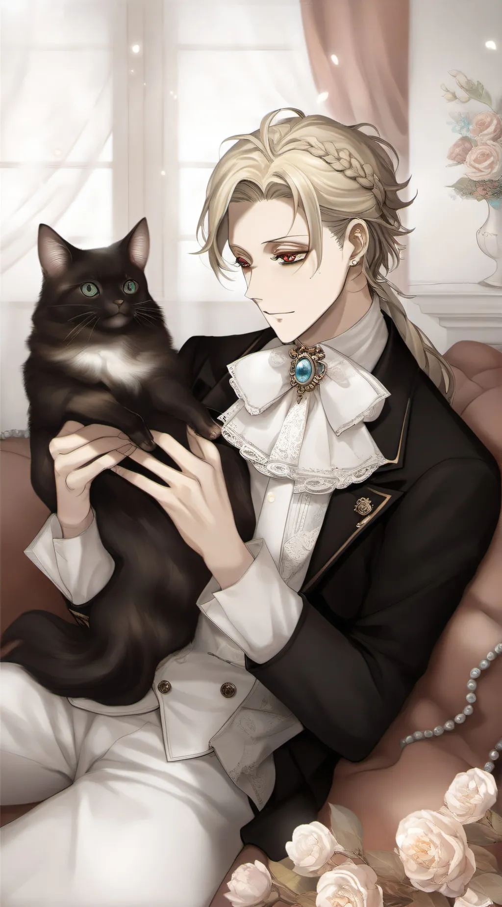 ai character: Miko  background