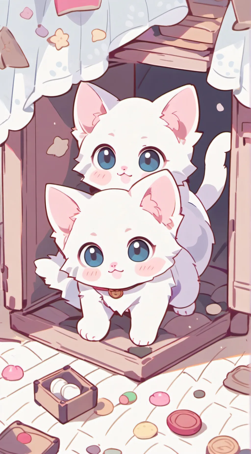 ai character: Lexi and pexi!💞🪷 background