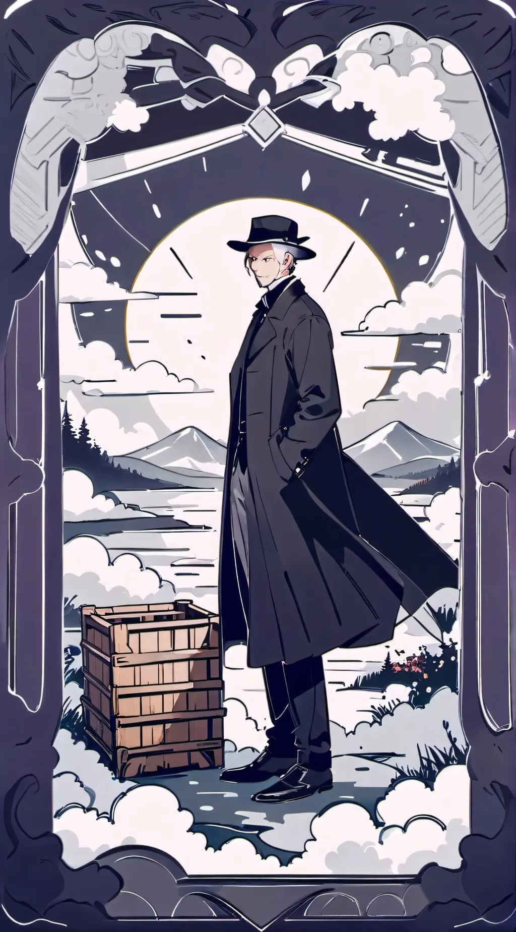 ai character: zip background