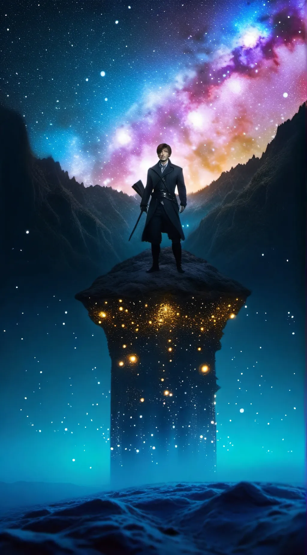 ai character: Leeknow/SKZ background