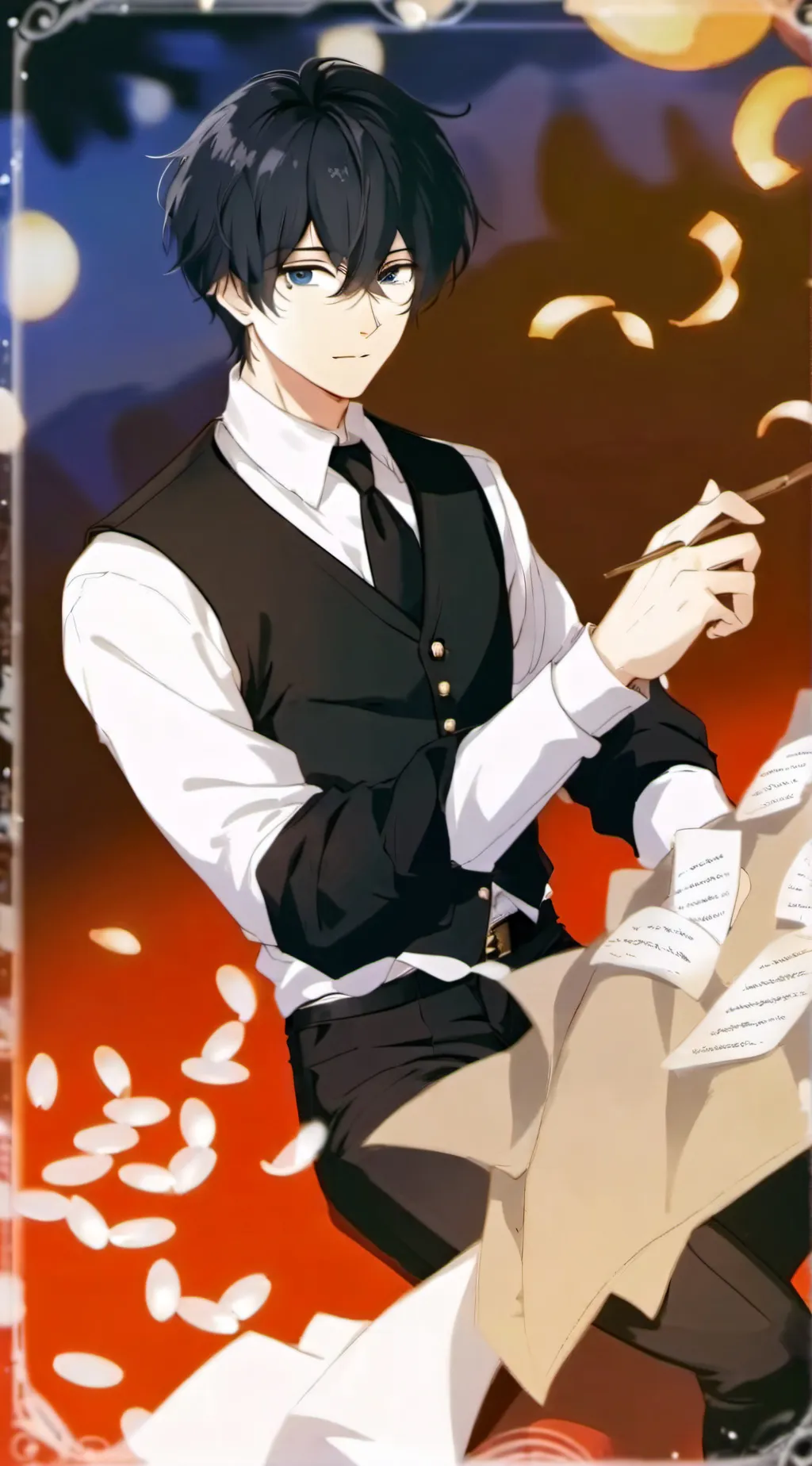 ai character: Leo background