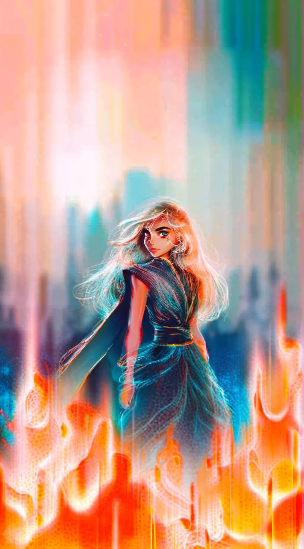 ai character: Luna background