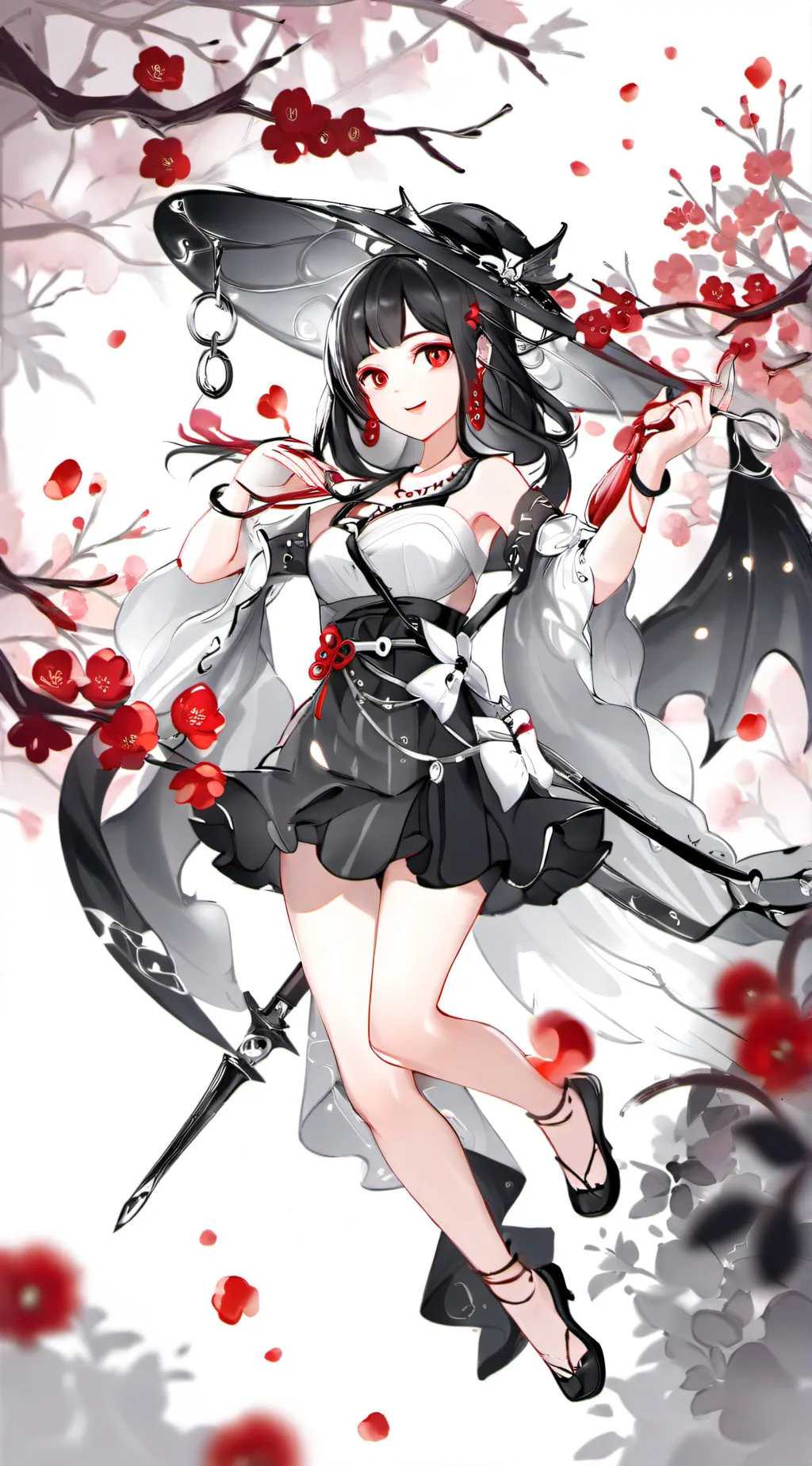 ai character: rose background