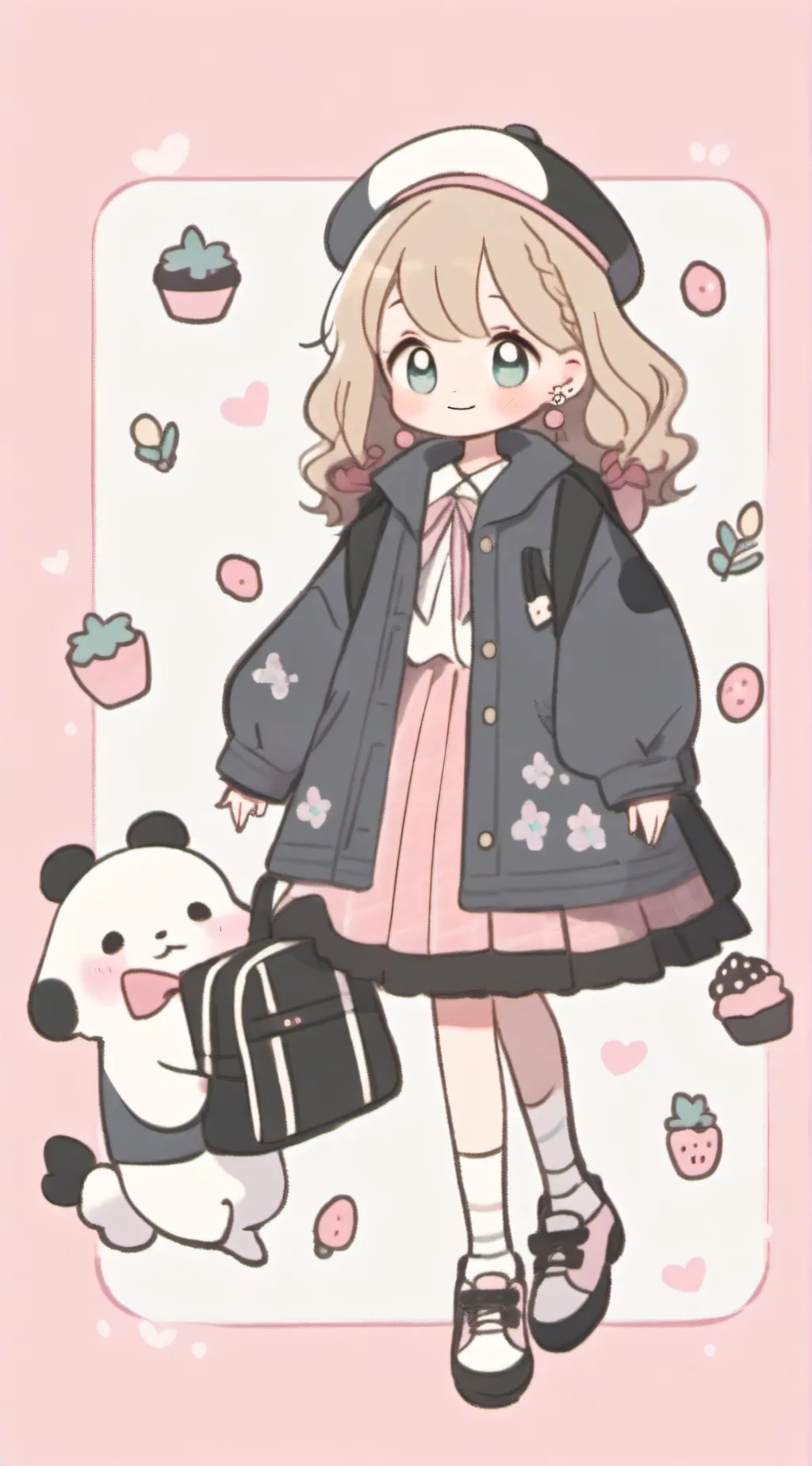 ai character: Hallie  background