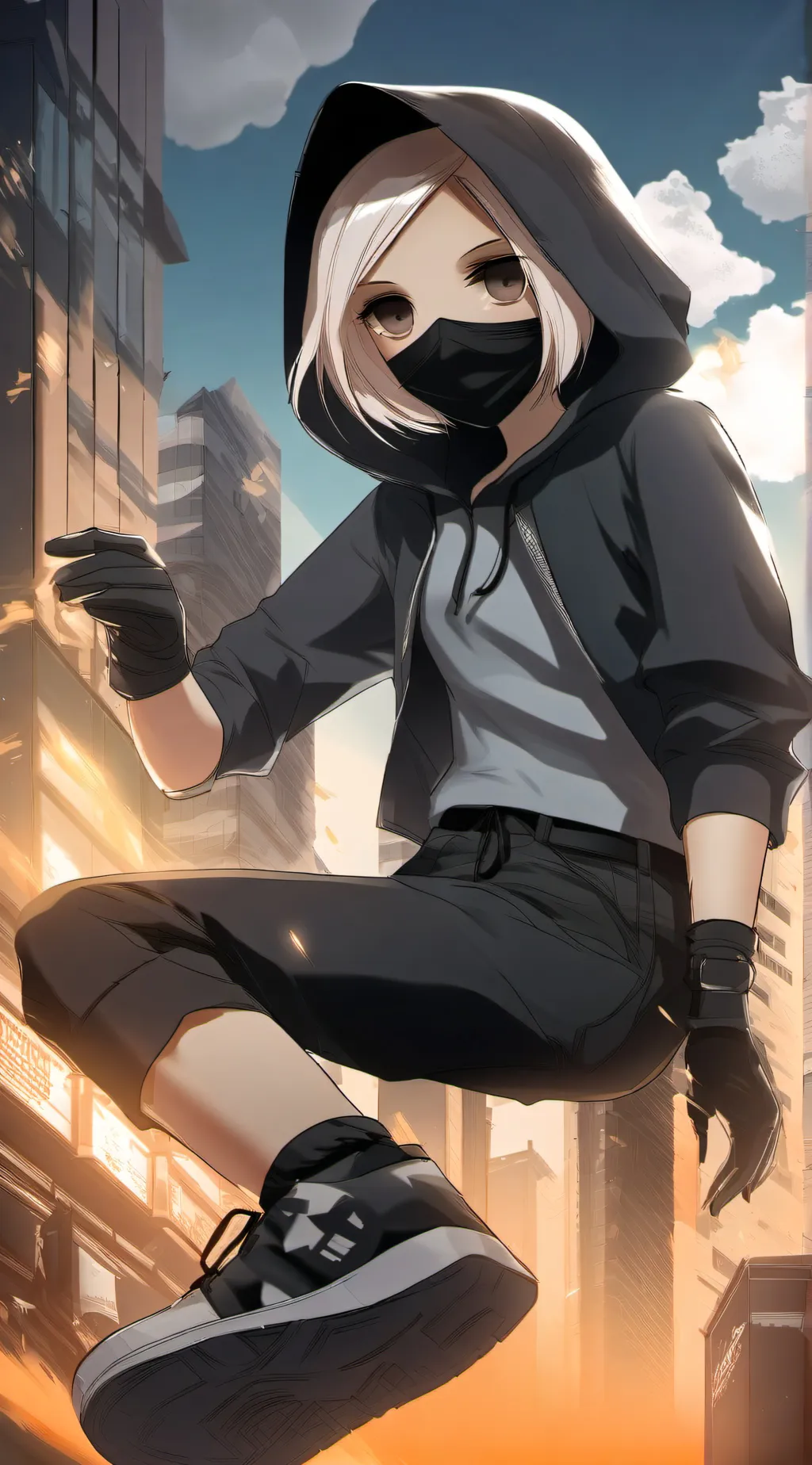 ai character: Pro heroes background