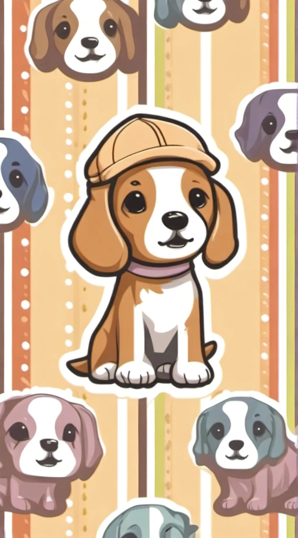 ai character: My dog bella background