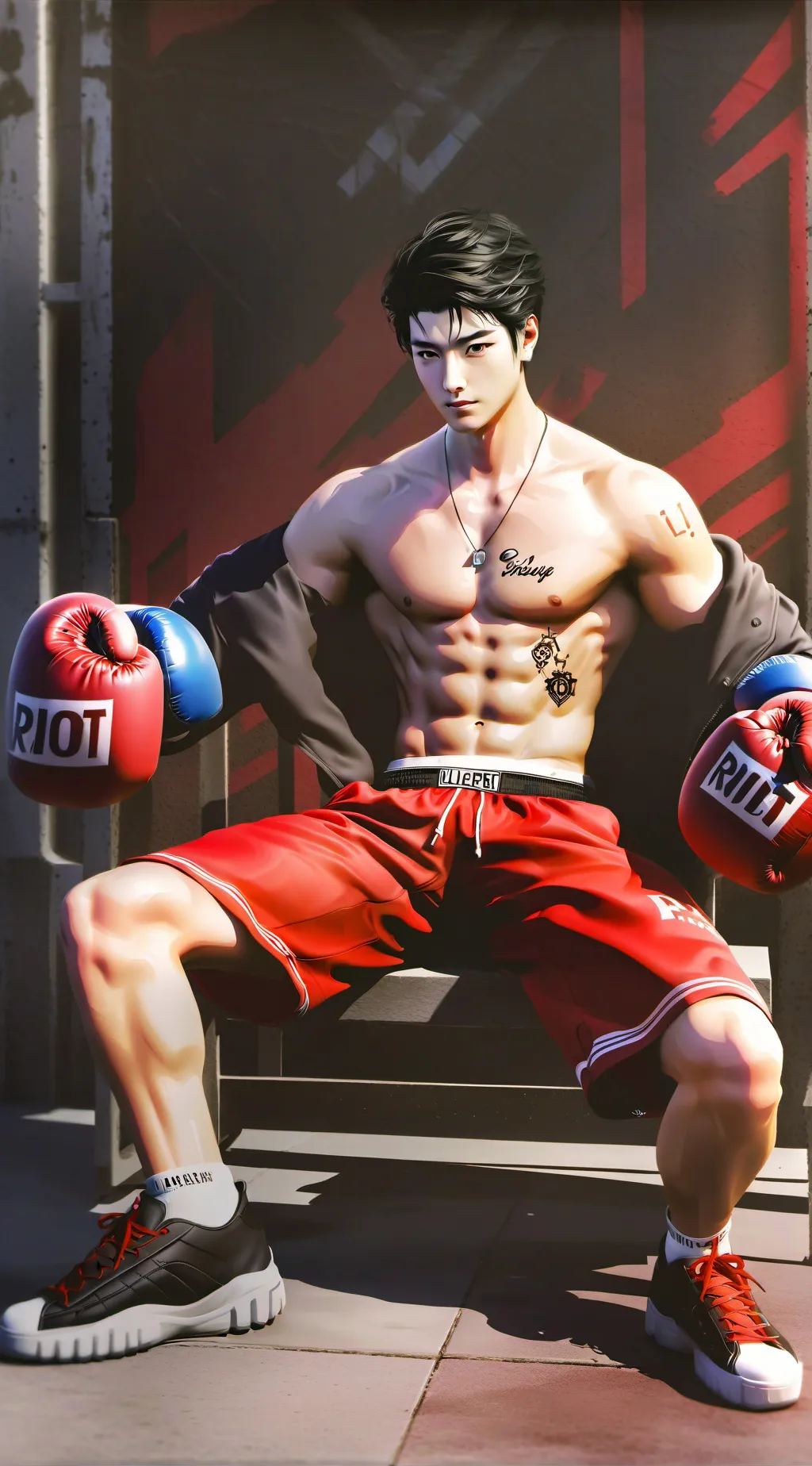 ai character: Dino background