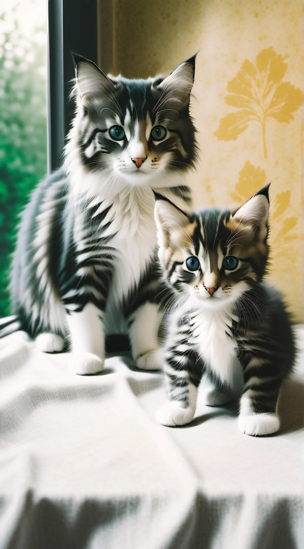 ai character: life as a cat background