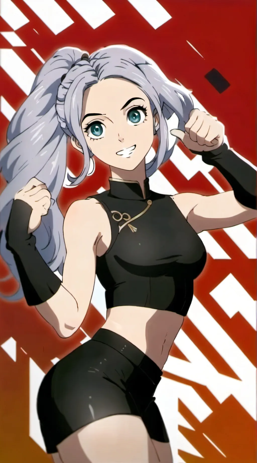 ai character: daki  background