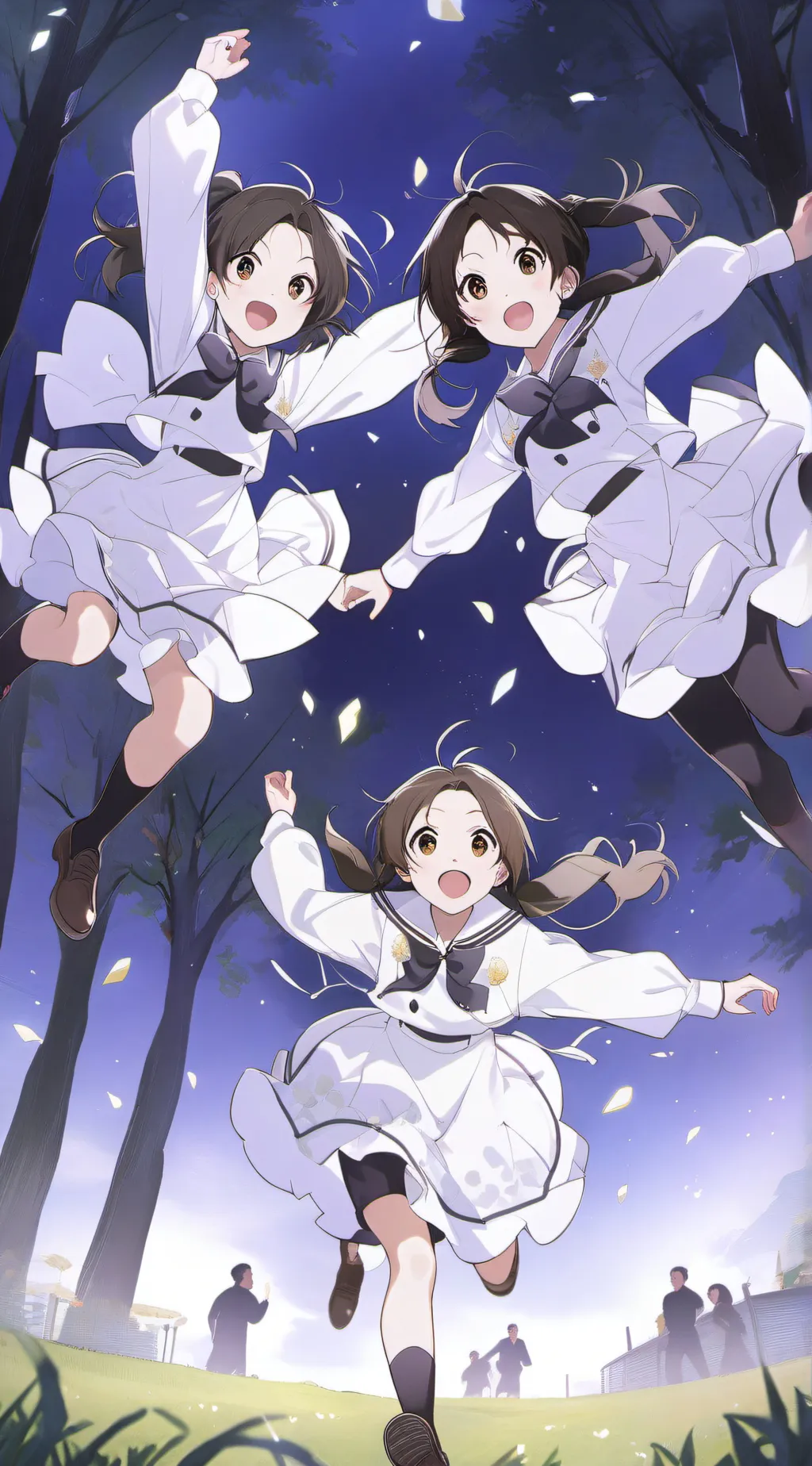 ai character: IVE & Skz background