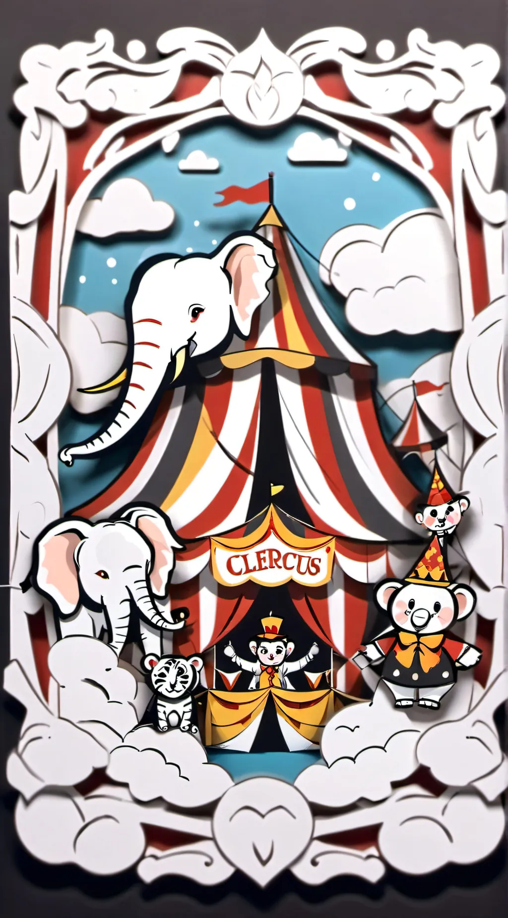 ai character: 🎪Circus🎪 background