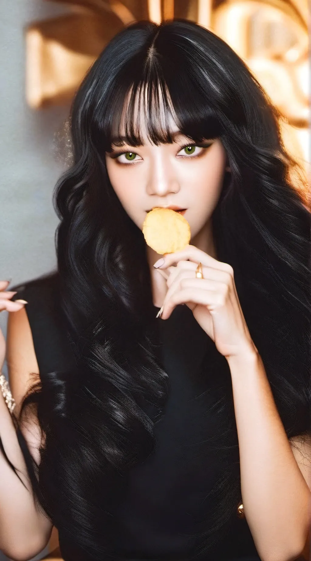 ai character: Minnie  background