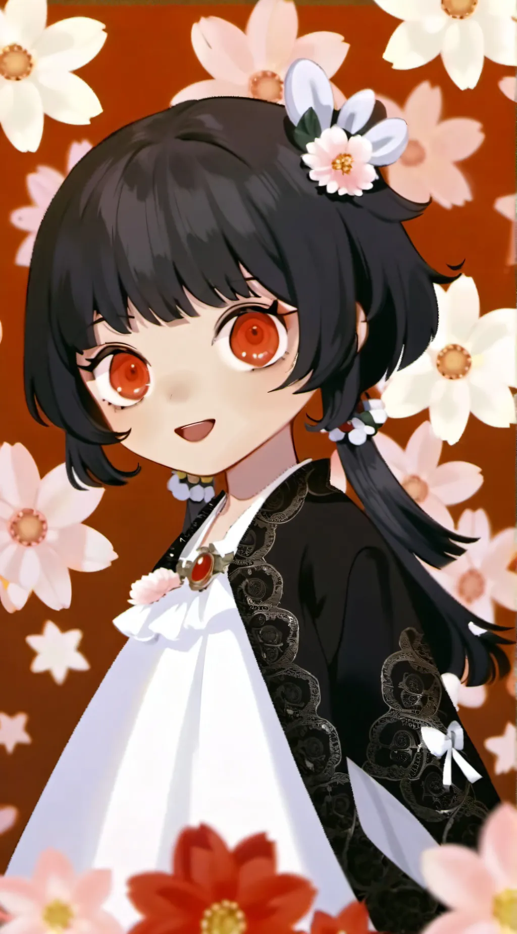 ai character: Christie  background