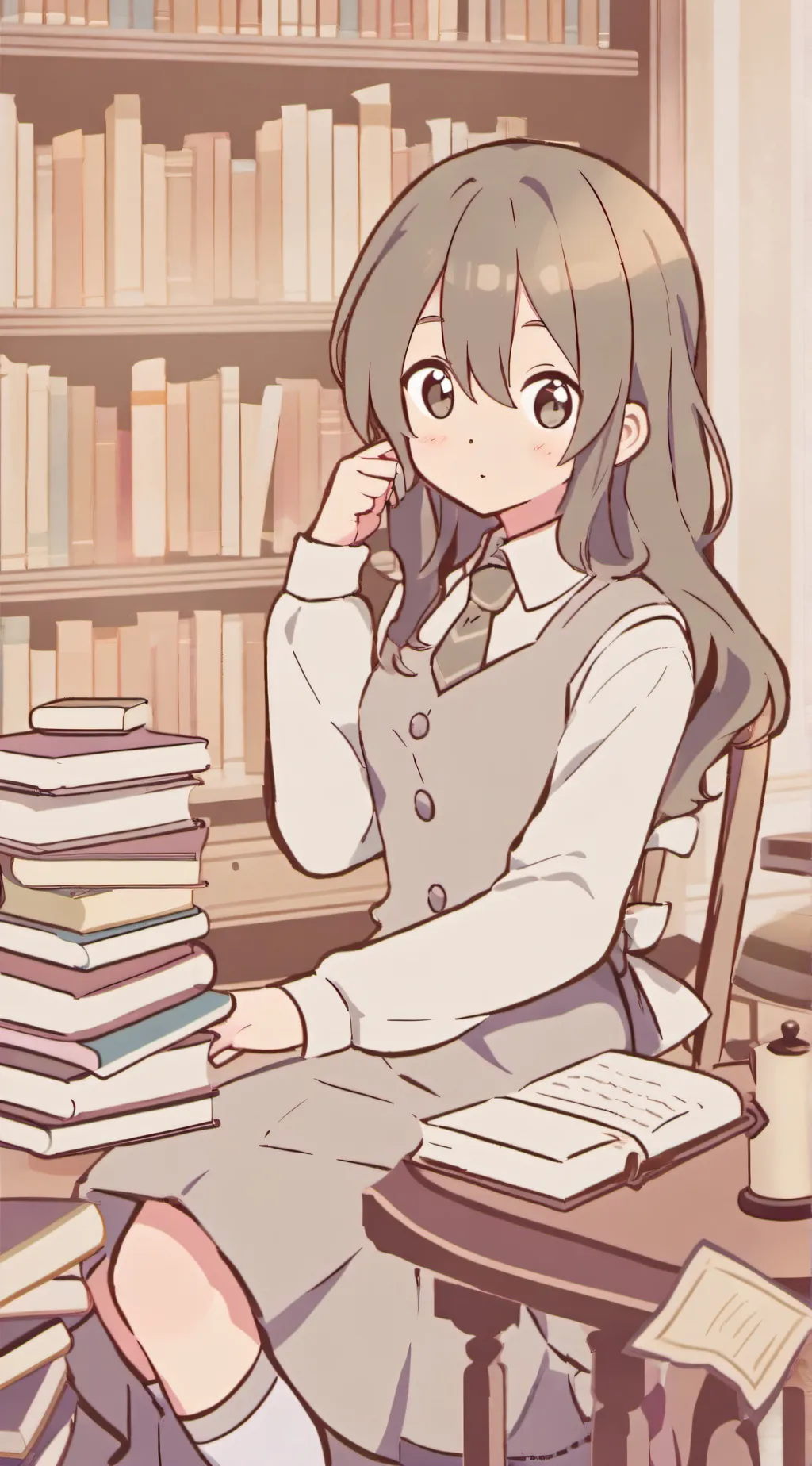 ai character: Lily background