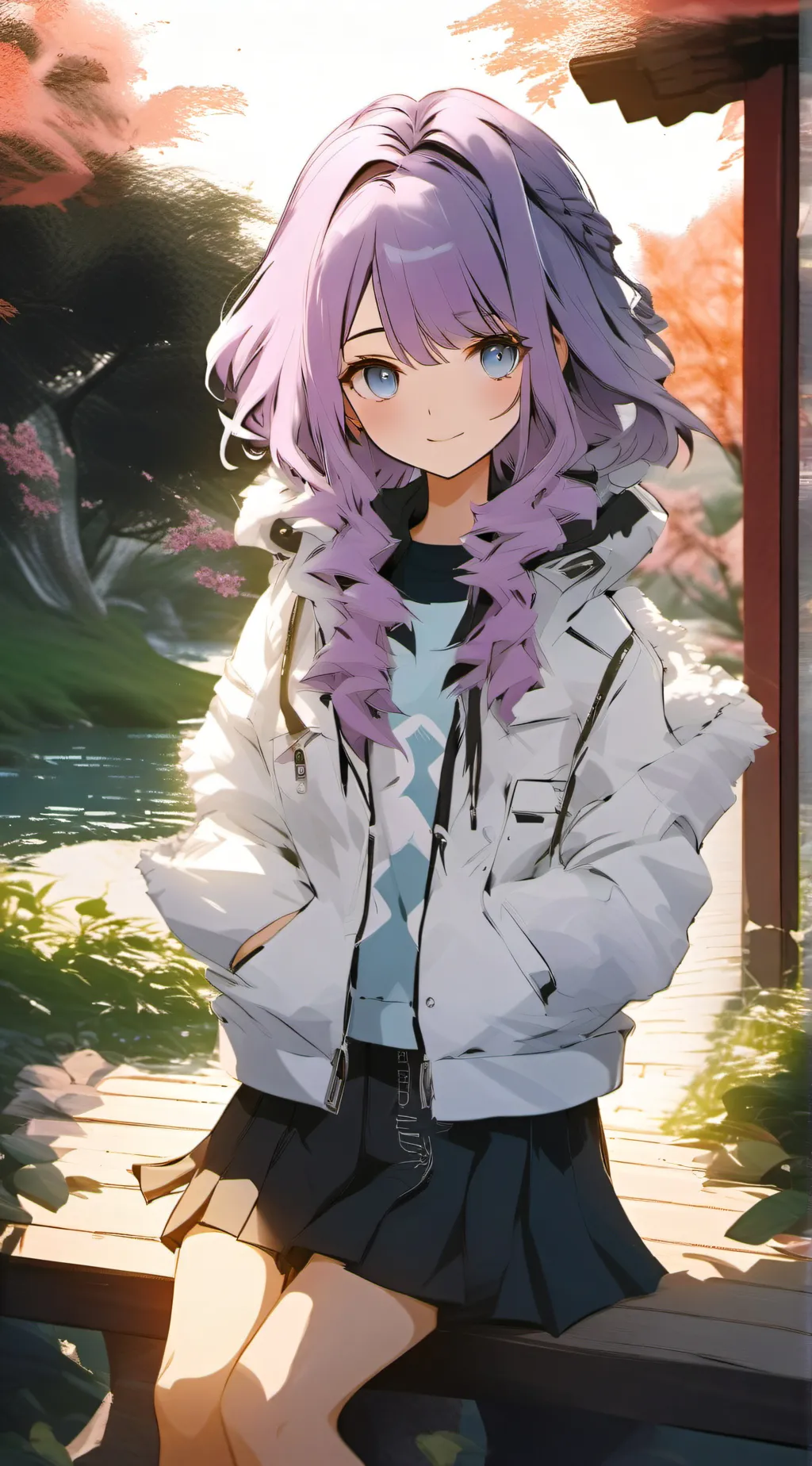 ai character: sky shigami  background