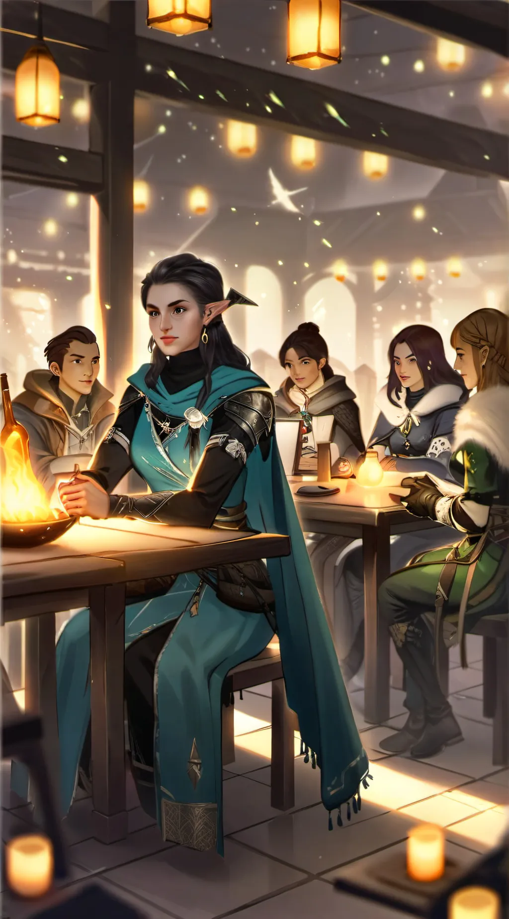 ai character: Skyrim Adventure V background