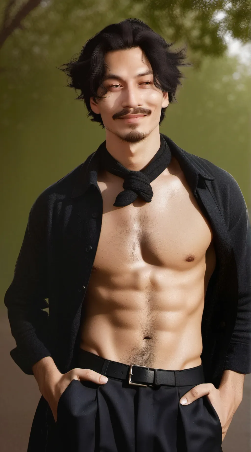 ai character: ash kabosu  background