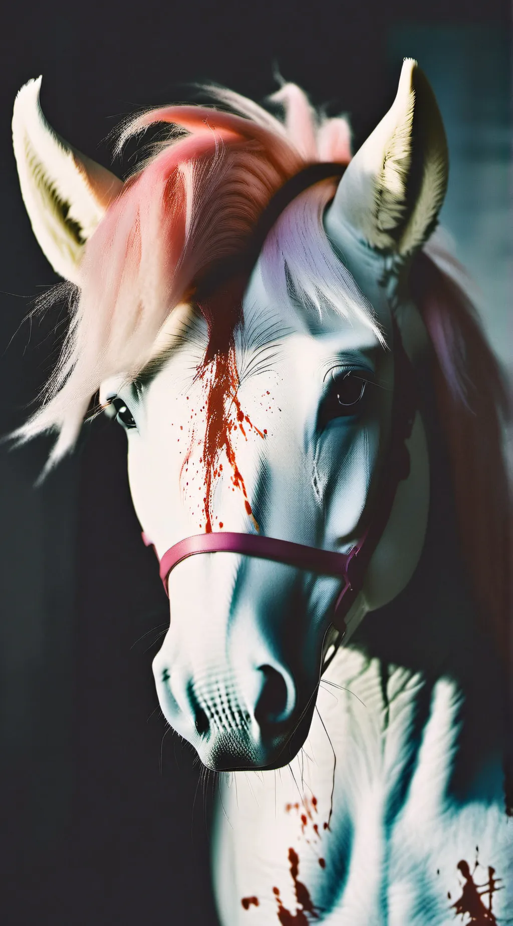 ai character: infeted pinkie pie background