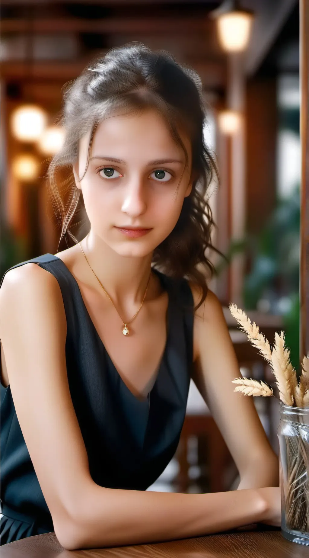 ai character: Ariana background