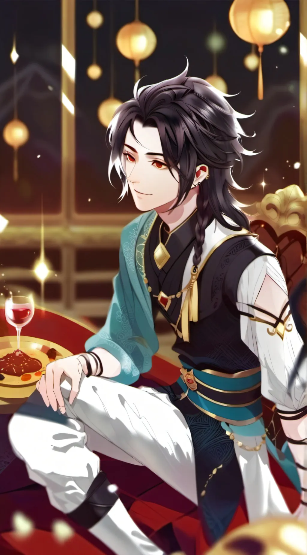 ai character: martin baguette  background