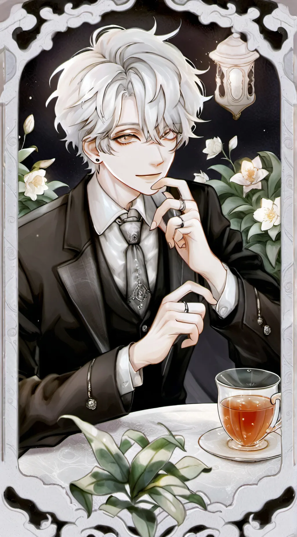 ai character: 🪻<~Axel~>🪻 background