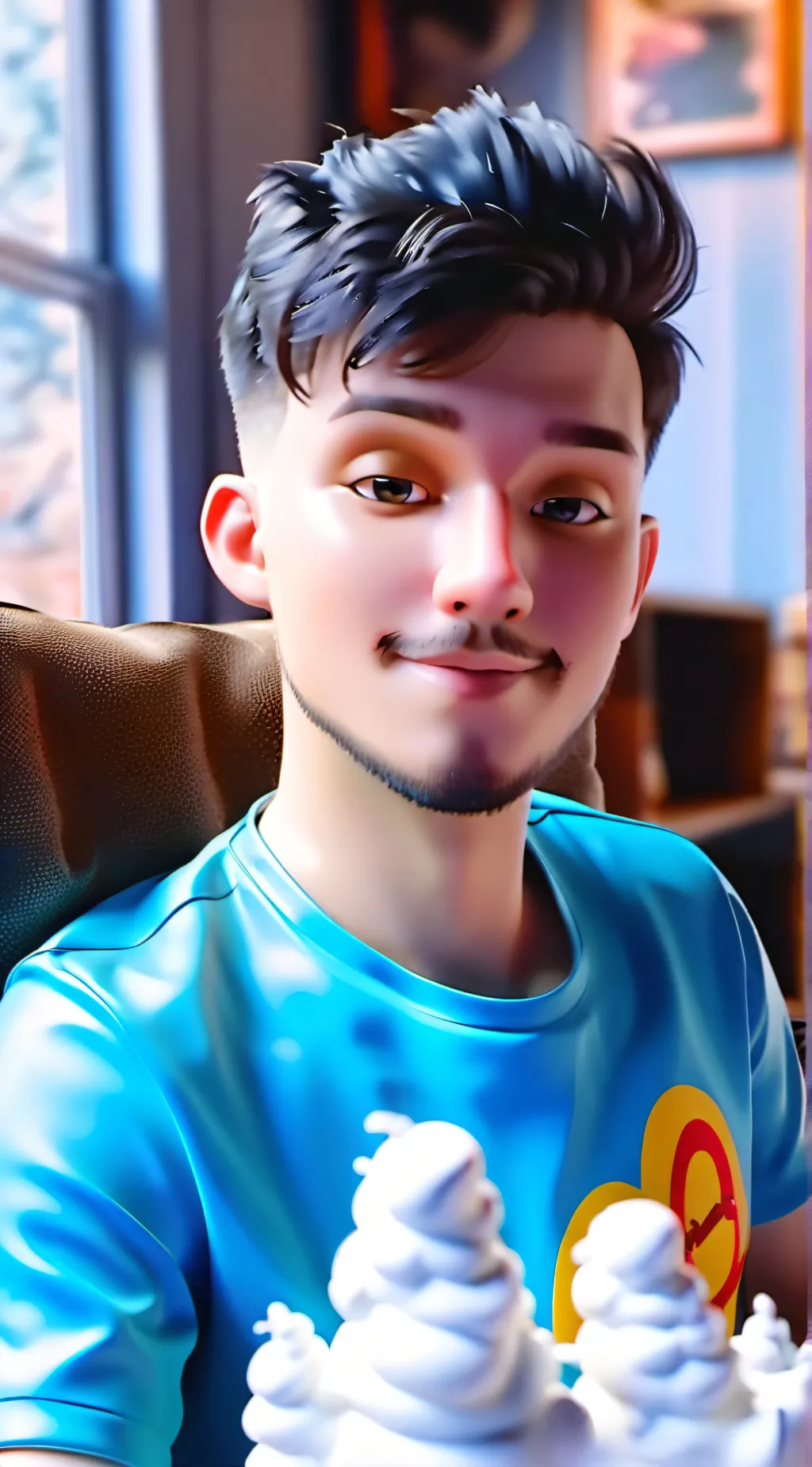 ai character: dogday background