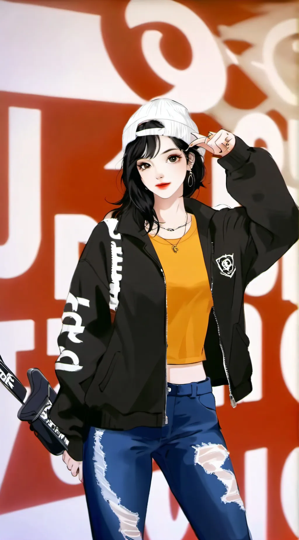 ai character: Ally background