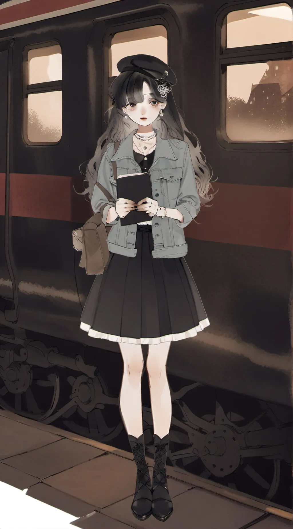 ai character: Miss. Ashley  background