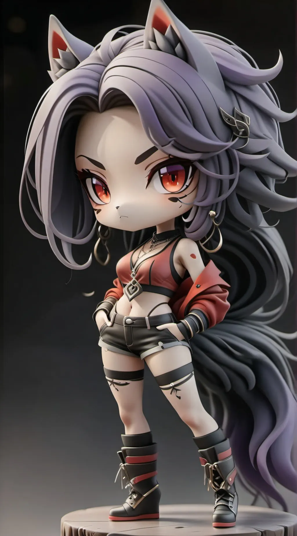 ai character: Roxanne Wolf background