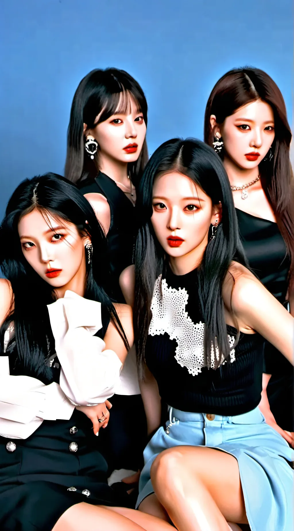 ai character: BlackPink  background