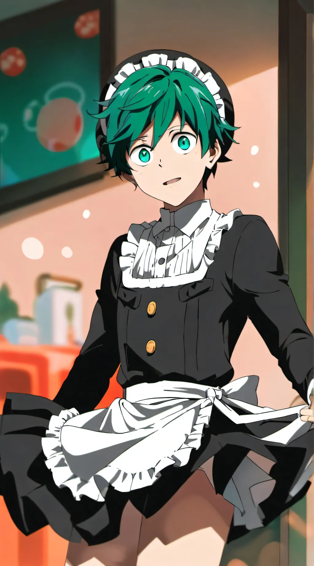 ai character: Izuku Midoriya background
