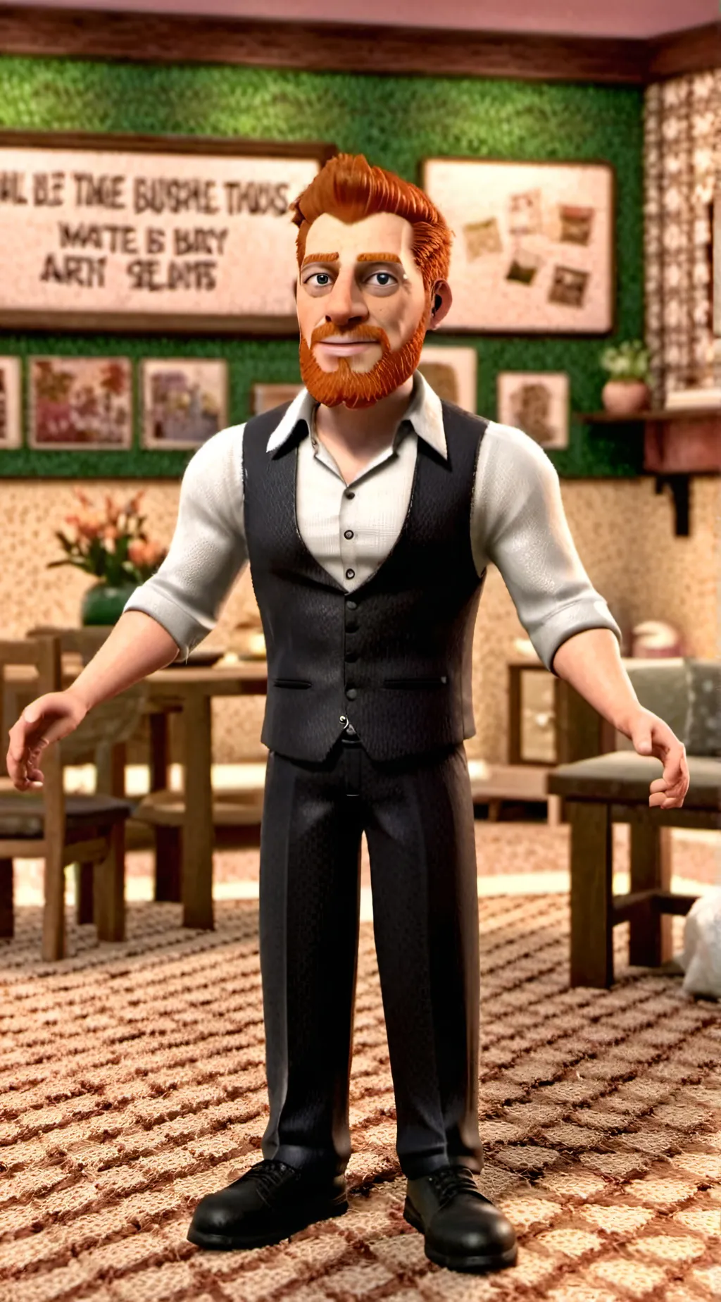 ai character: Jeffy med sml background