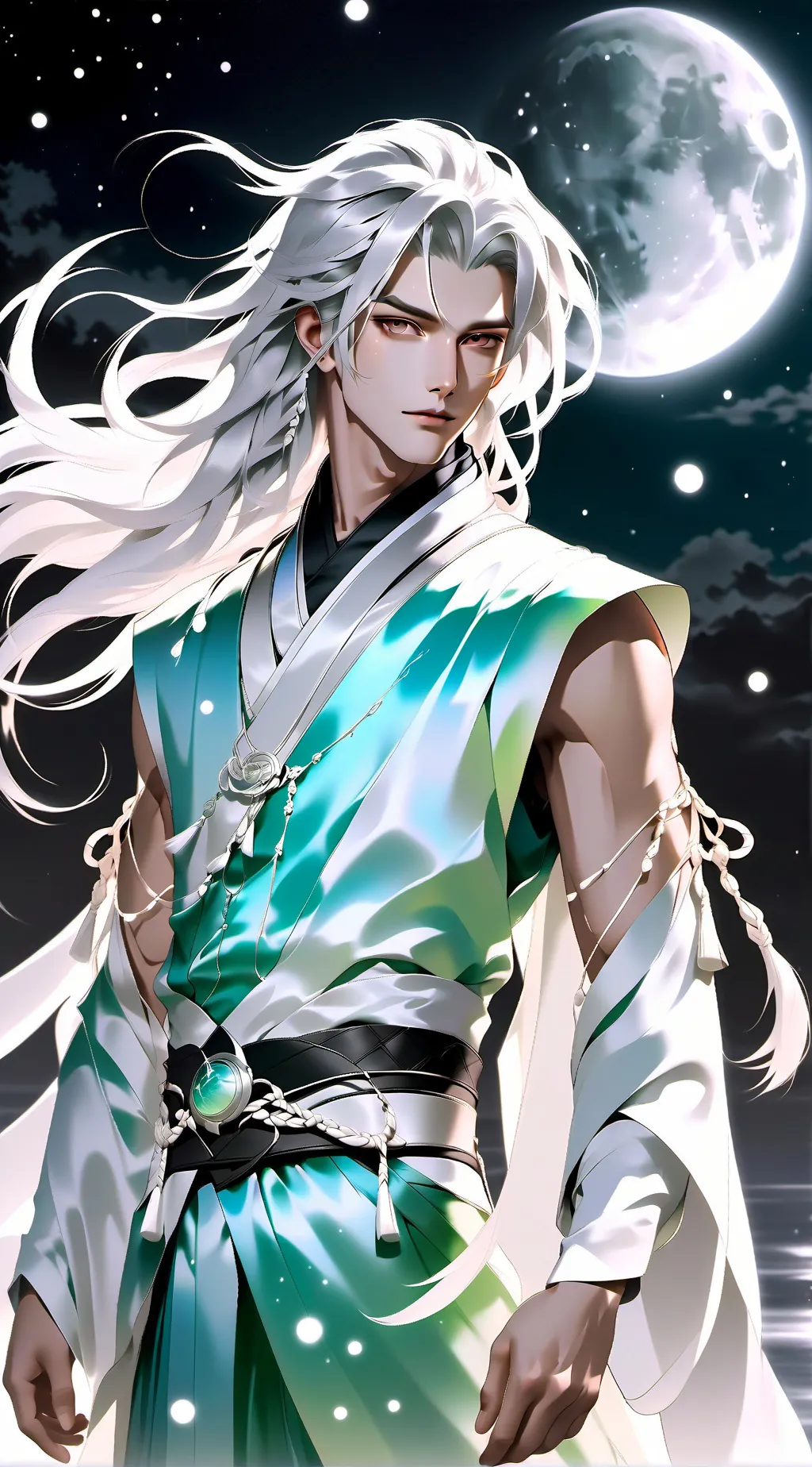 ai character: Adrienne  background