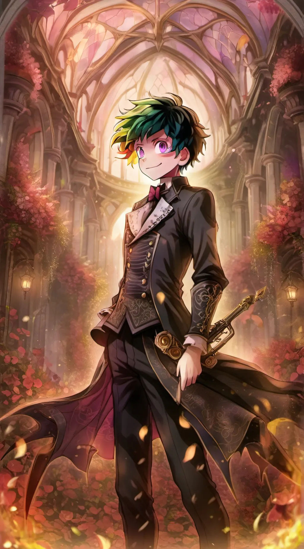 ai character: Izuku Midoriya  background