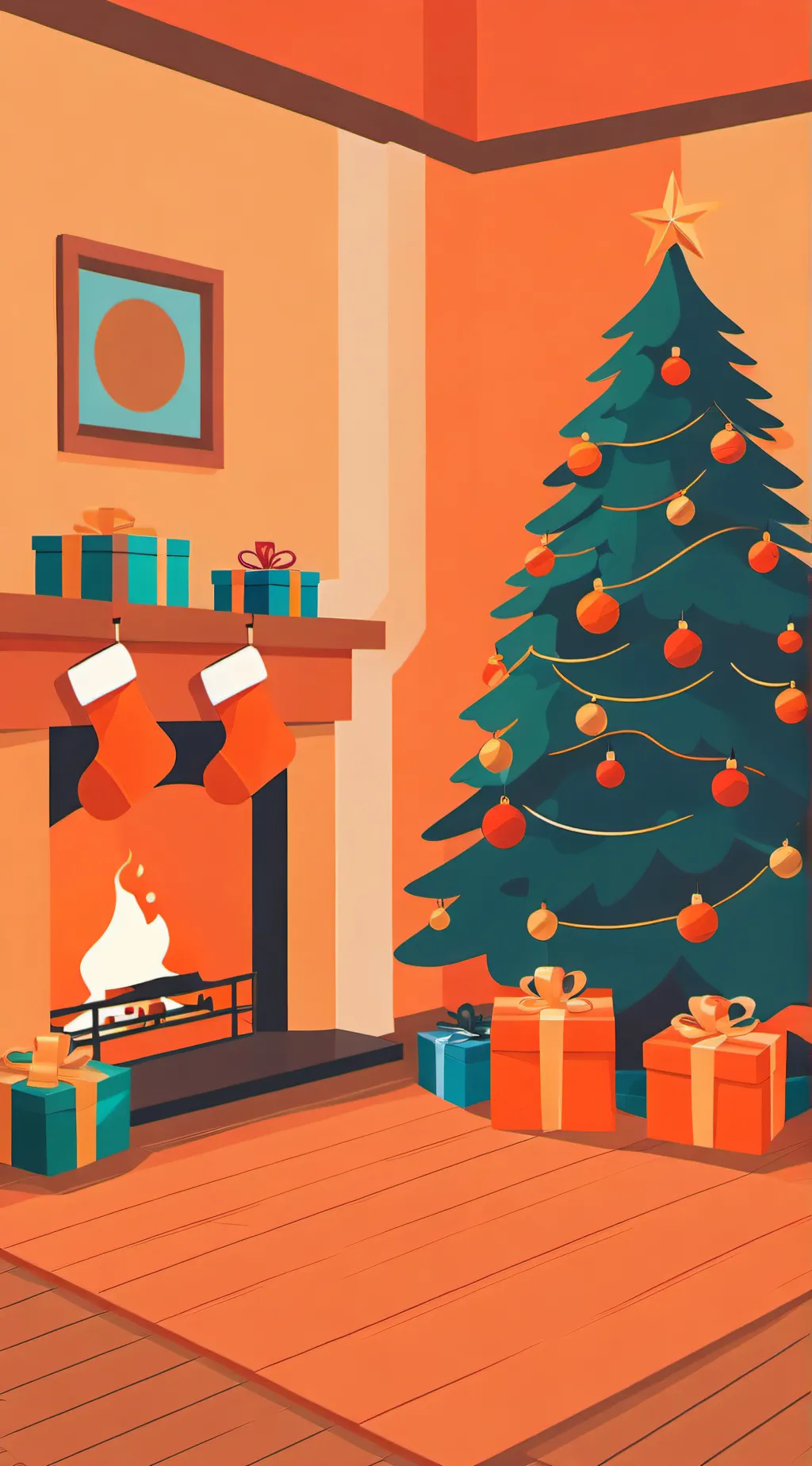 ai character: ~HH Christmas~ background