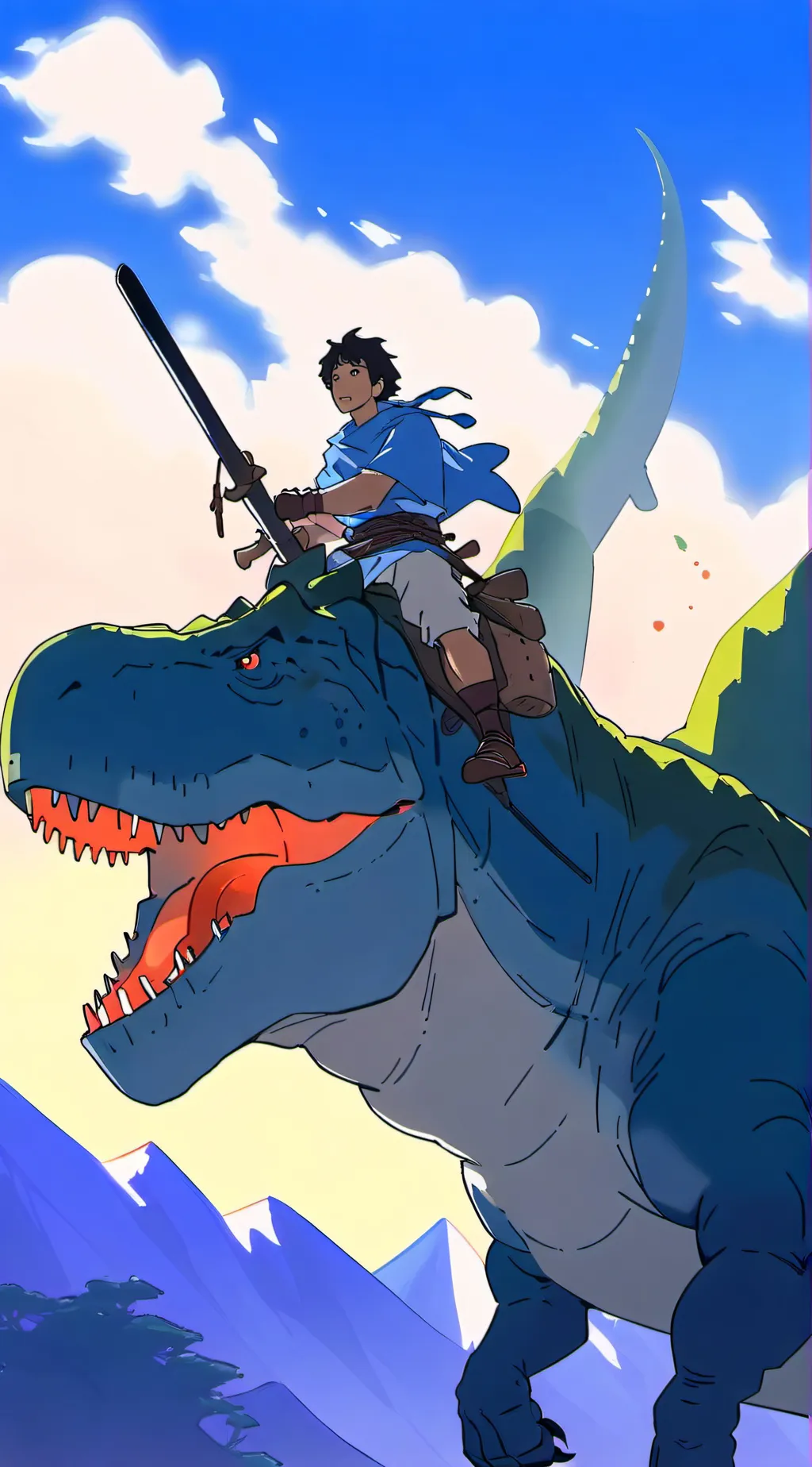 ai character: primal lands  background